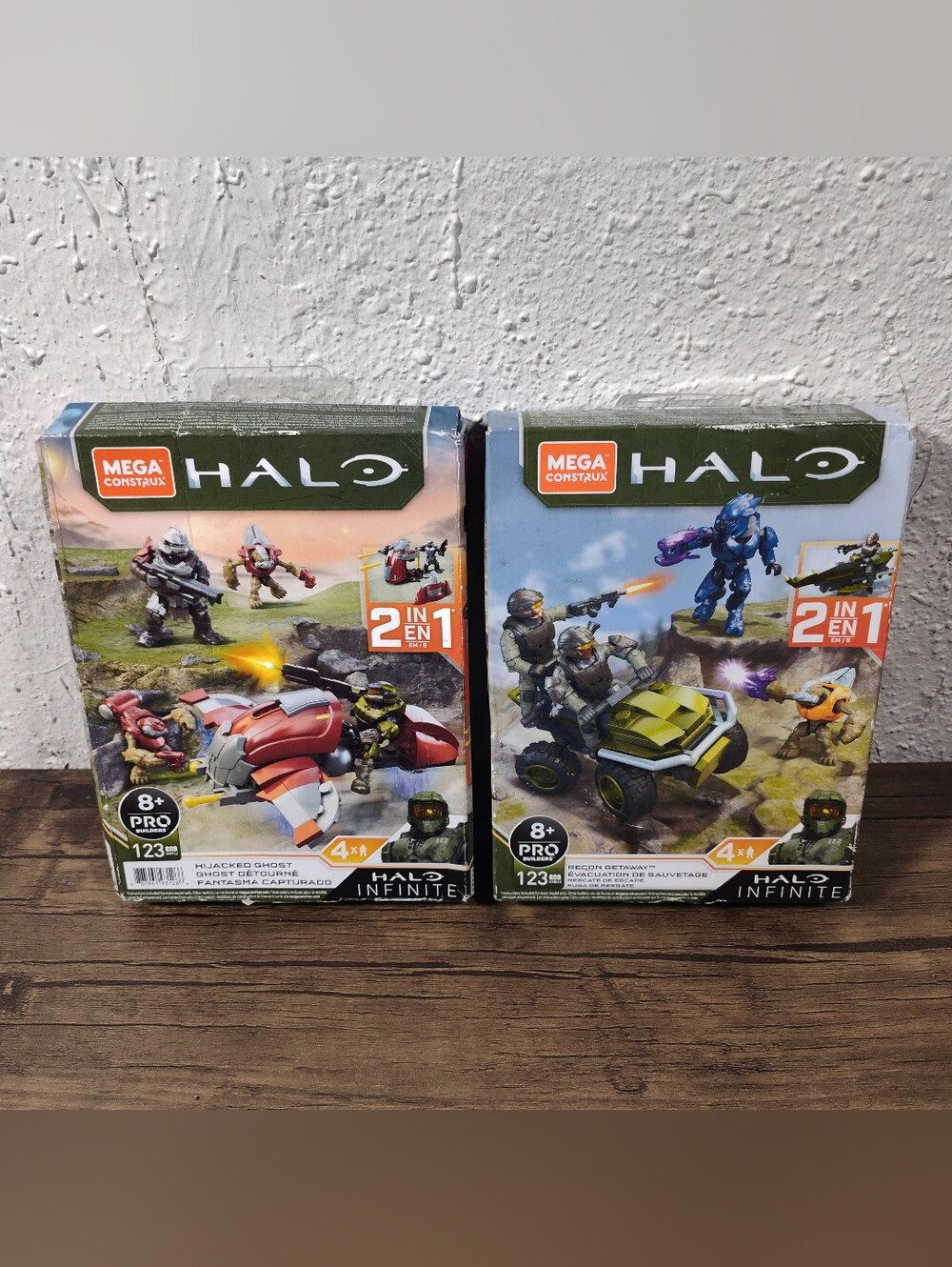 Mega Construx HALO Infinite Recon Getaway & Hijacked Ghost New (Read Desc.)